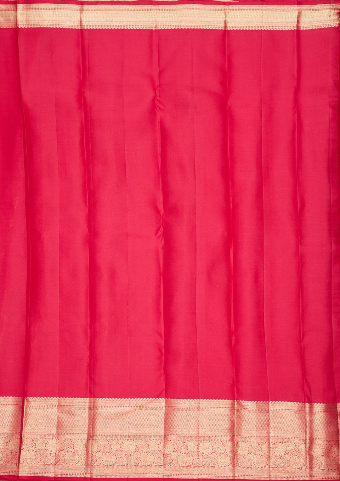 Rani Pink Zariwork (Gold) Pure Silk Saree