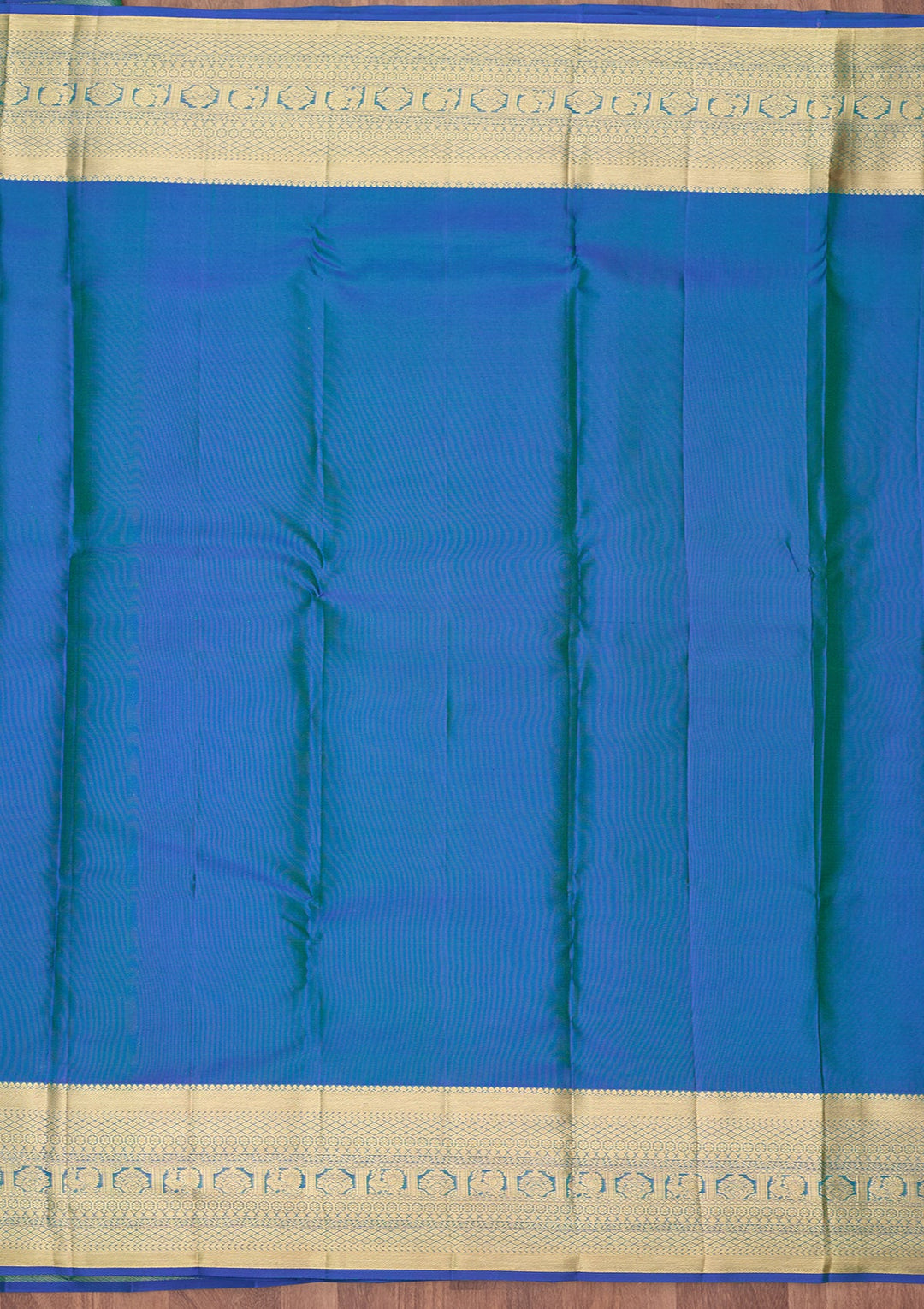 Turquoise Blue Kanjivaram Pure Silk Saree