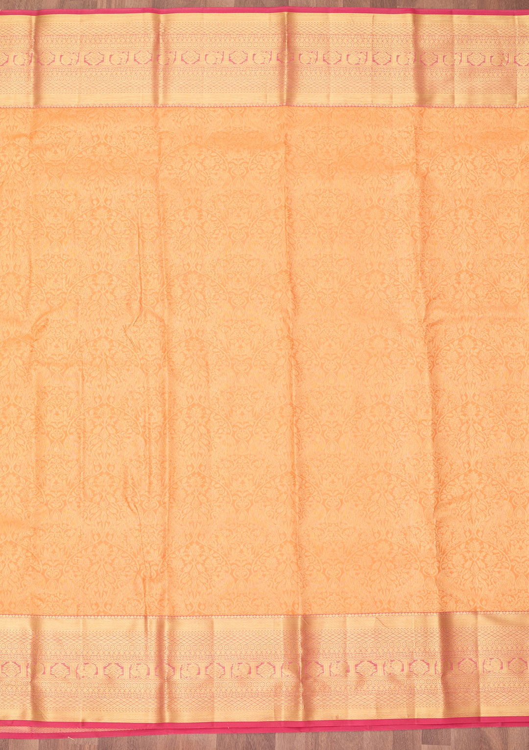 Orange Kanjivaram Pure Silk Saree