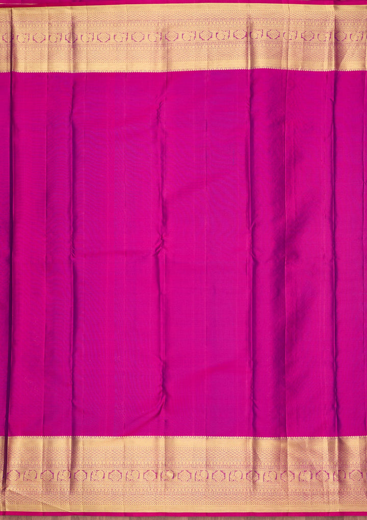 Rama Green Kanjivaram Pure Silk Saree