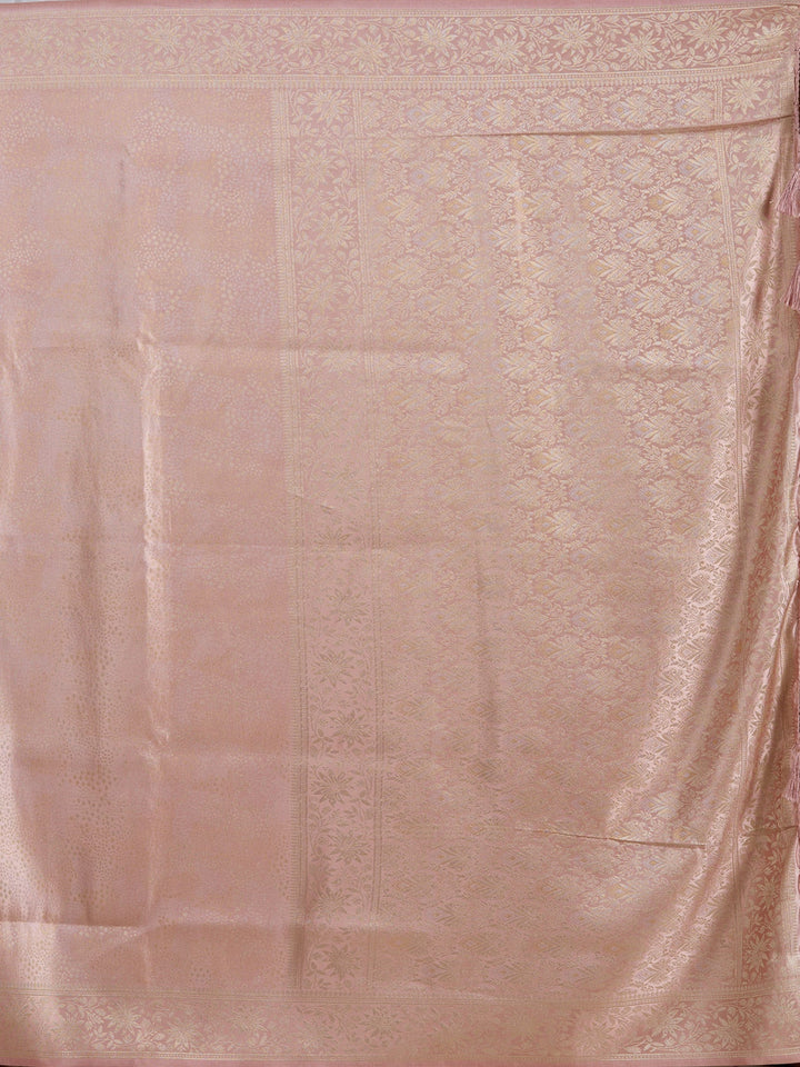 Mauve Banarasi Art Silk Saree