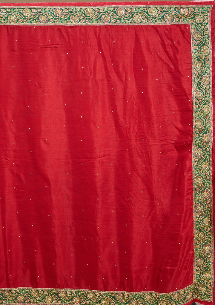 Maroon Banarasi Art Silk Saree