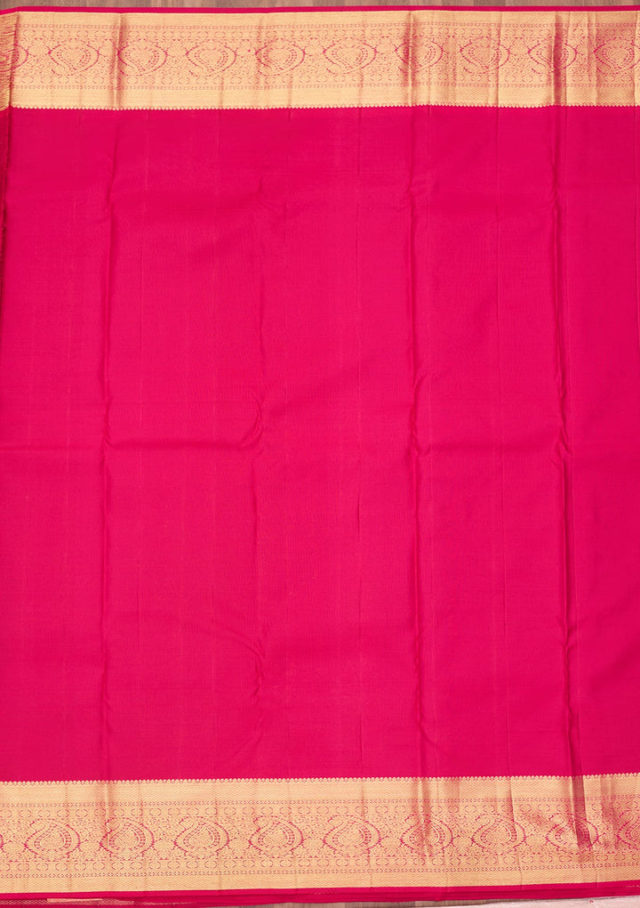 Wine Dharmavaram Pure Silk Saree