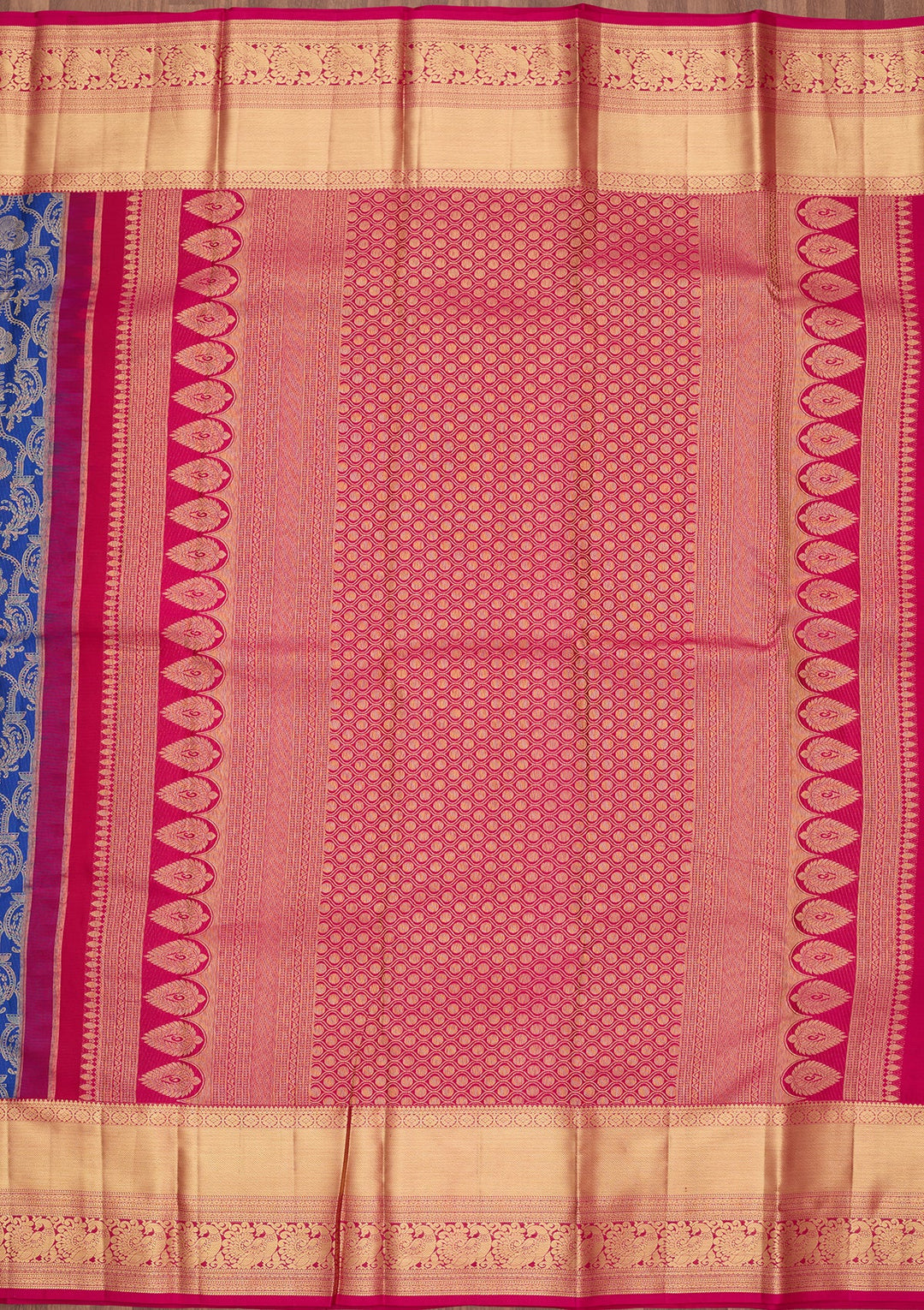 Royal Blue Dharmavaram Pure Silk Saree