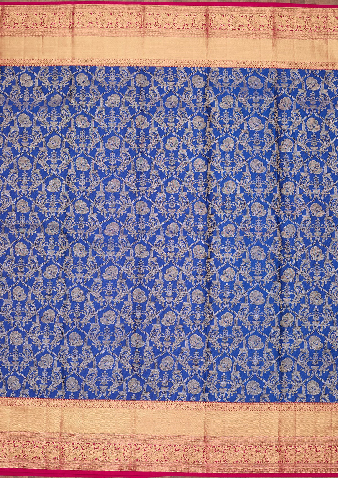 Royal Blue Dharmavaram Pure Silk Saree