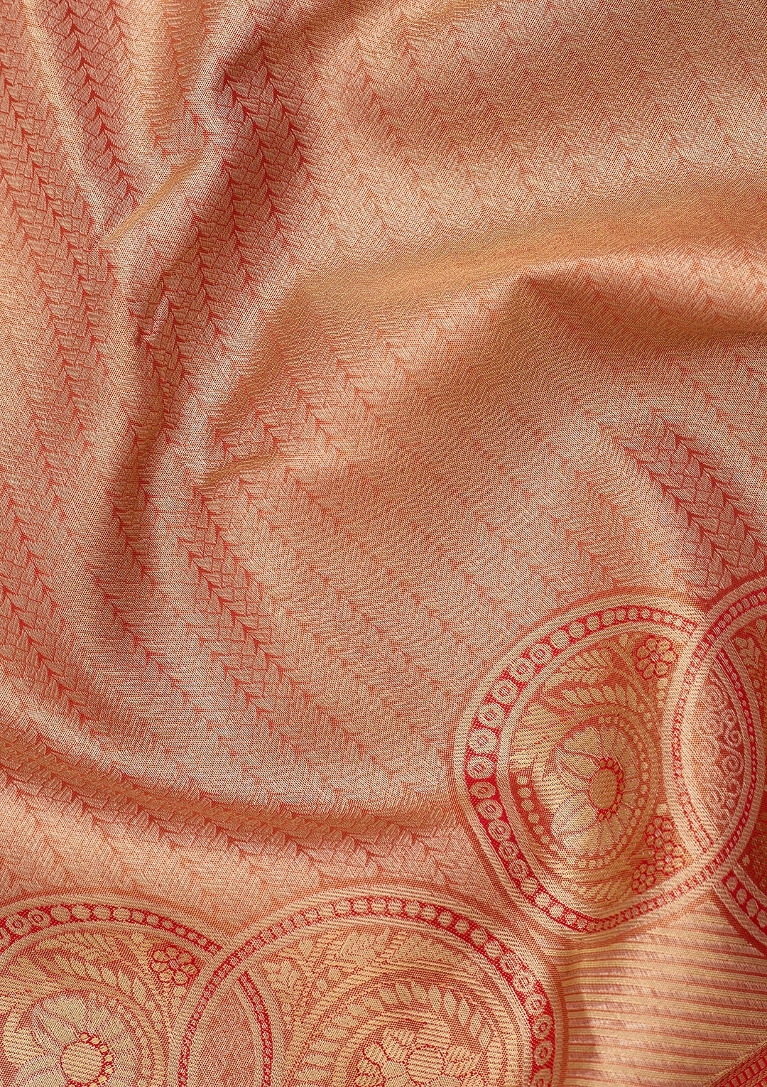 Red Dharmavaram Pure Silk Saree