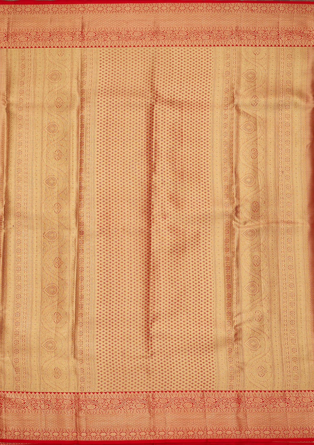 Red Dharmavaram Pure Silk Saree