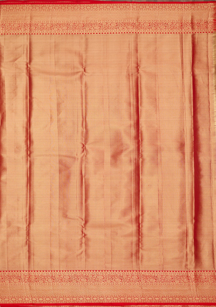 Red Dharmavaram Pure Silk Saree