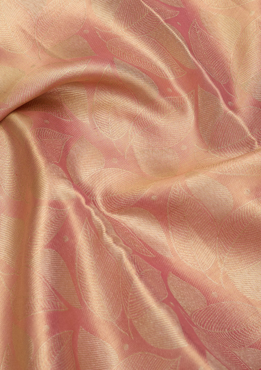 Pink Dharmavaram Pure Silk Saree