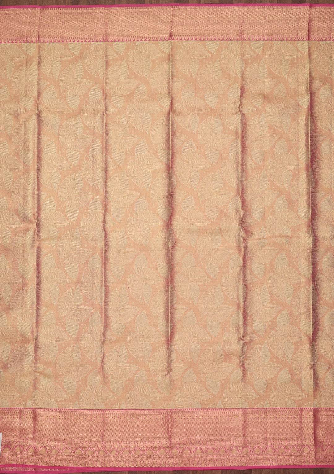 Pink Dharmavaram Pure Silk Saree