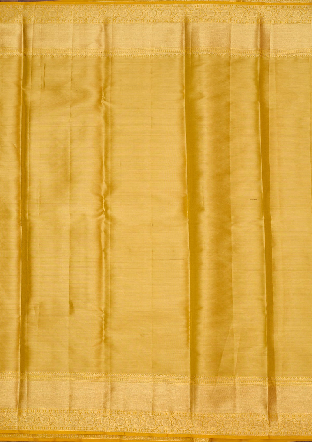 Yellow Dharmavaram Pure Silk Saree