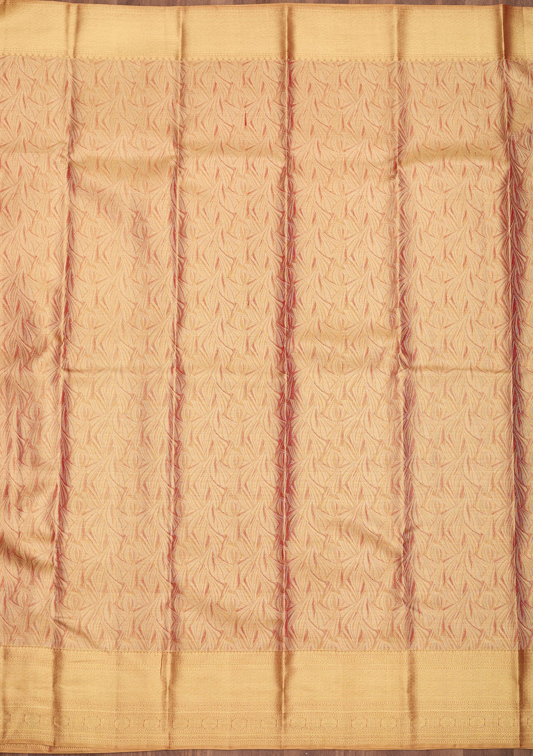 Gold Dharmavaram Pure Silk Saree