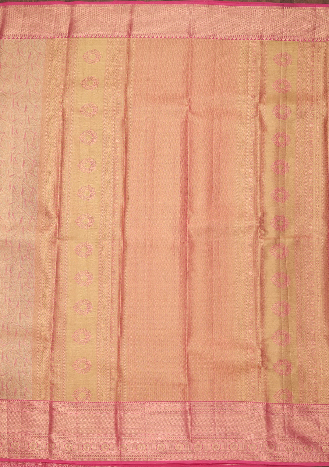 Pink Dharmavaram Pure Silk Saree