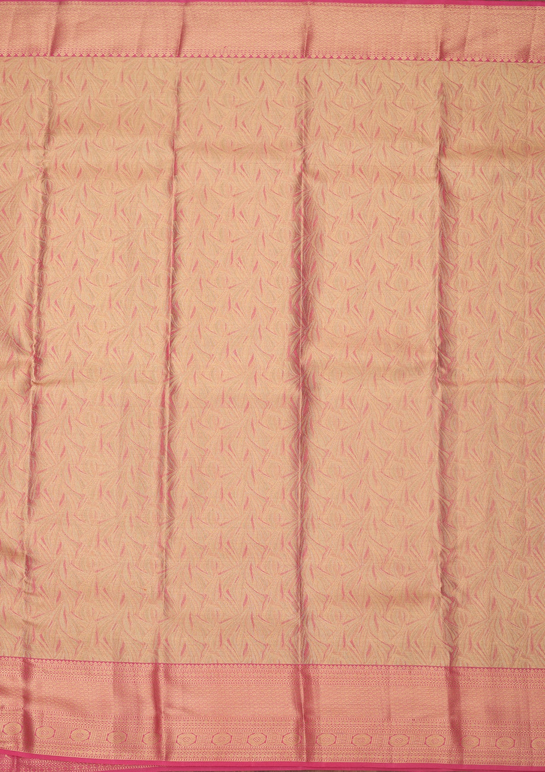 Pink Dharmavaram Pure Silk Saree