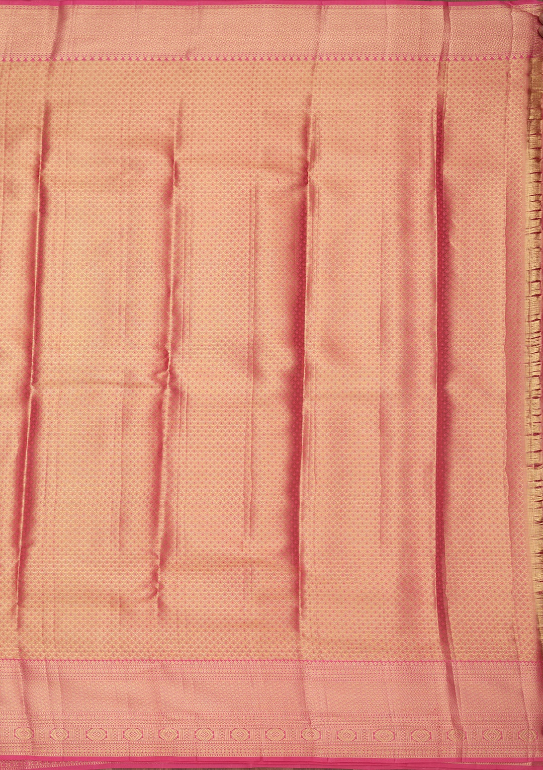 Pink Dharmavaram Pure Silk Saree