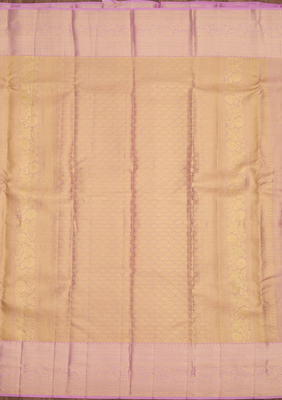 Lavender Dharmavaram Pure Silk Saree