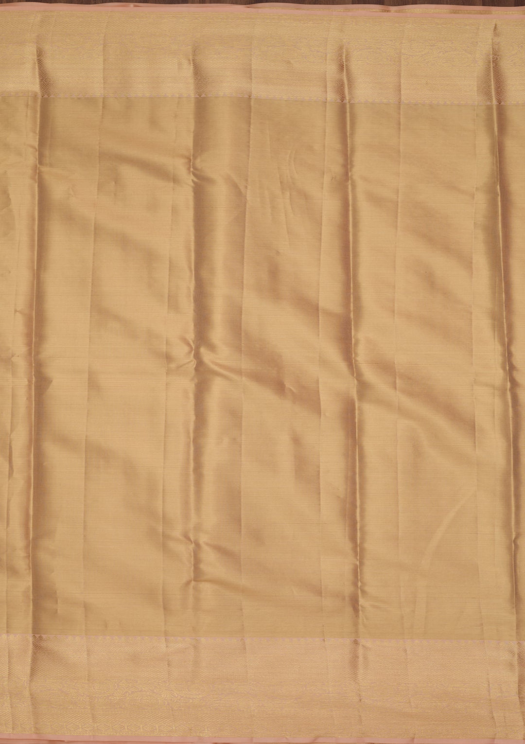 Peach Dharmavaram Pure Silk Saree
