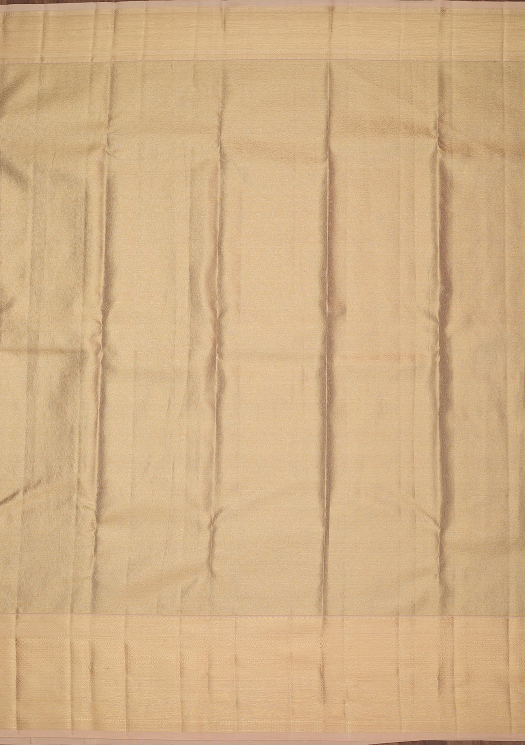 Beige Dharmavaram Pure Silk Saree