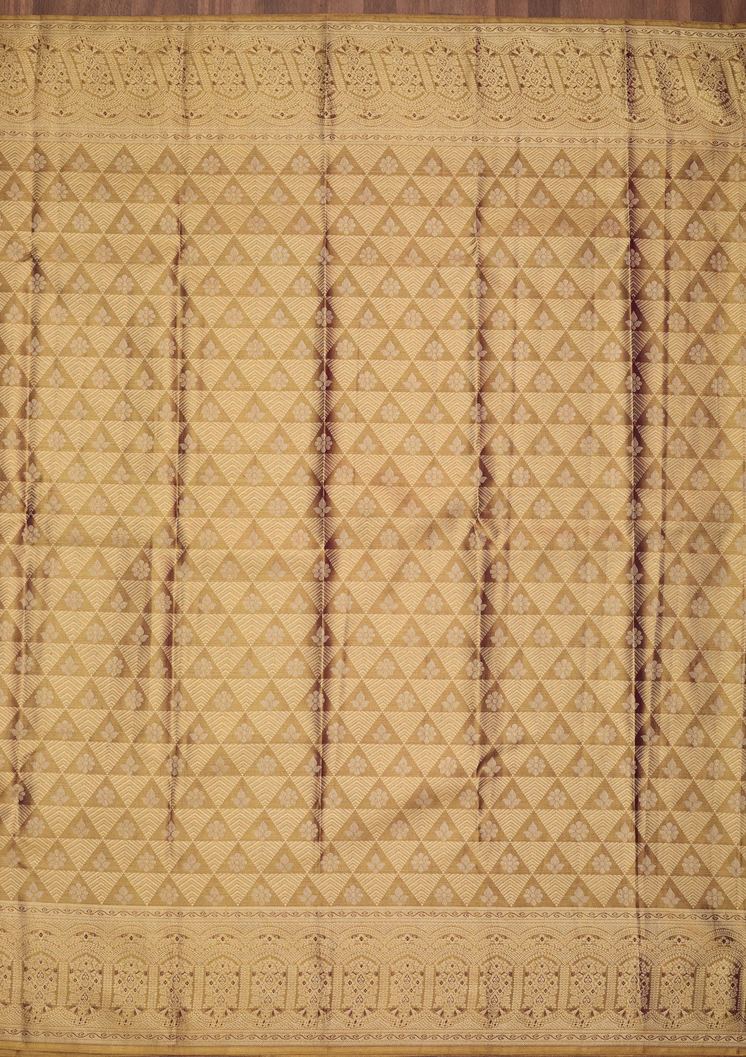 Mauve Dharmavaram Pure Silk Saree