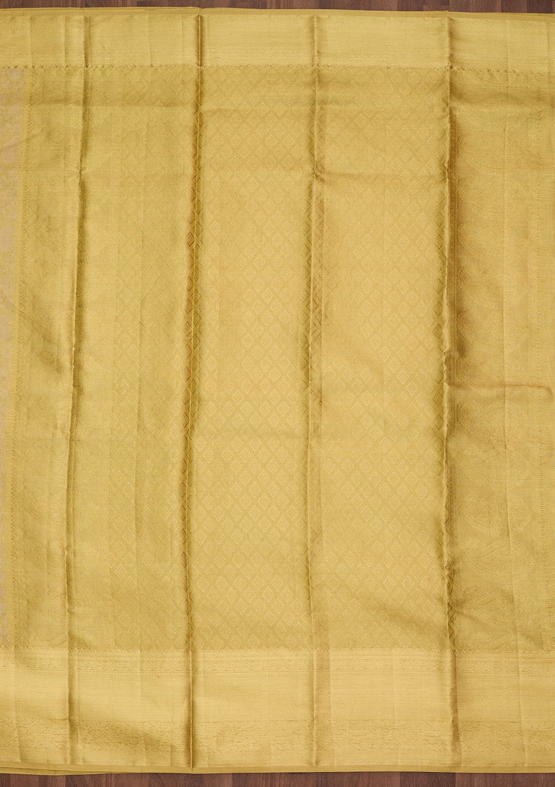 Gold Dharmavaram Pure Silk Saree