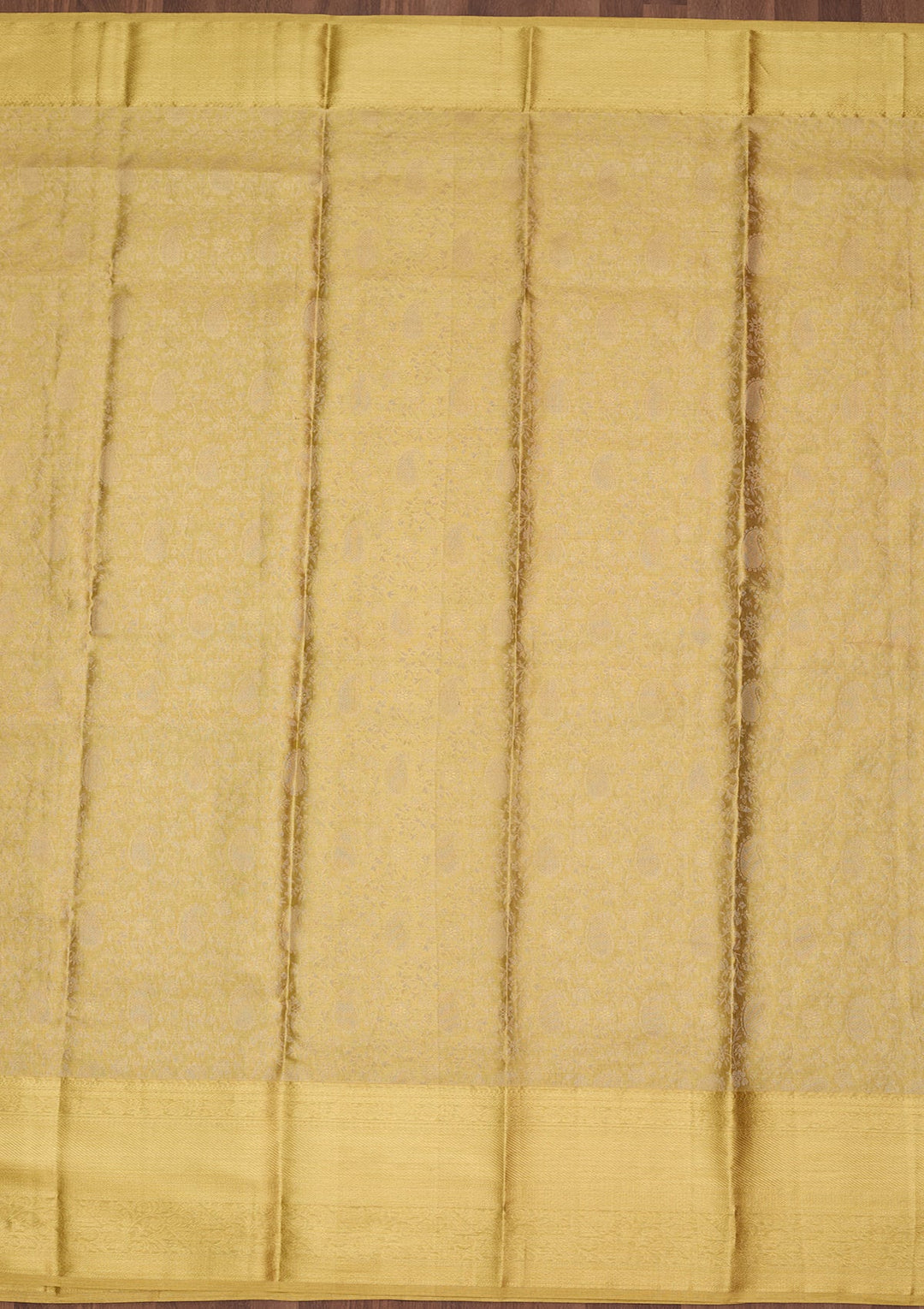 Gold Dharmavaram Pure Silk Saree