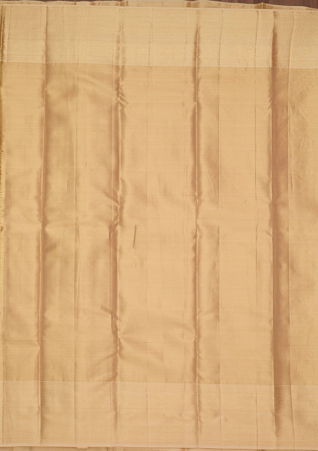 Beige Dharmavaram Pure Silk Saree