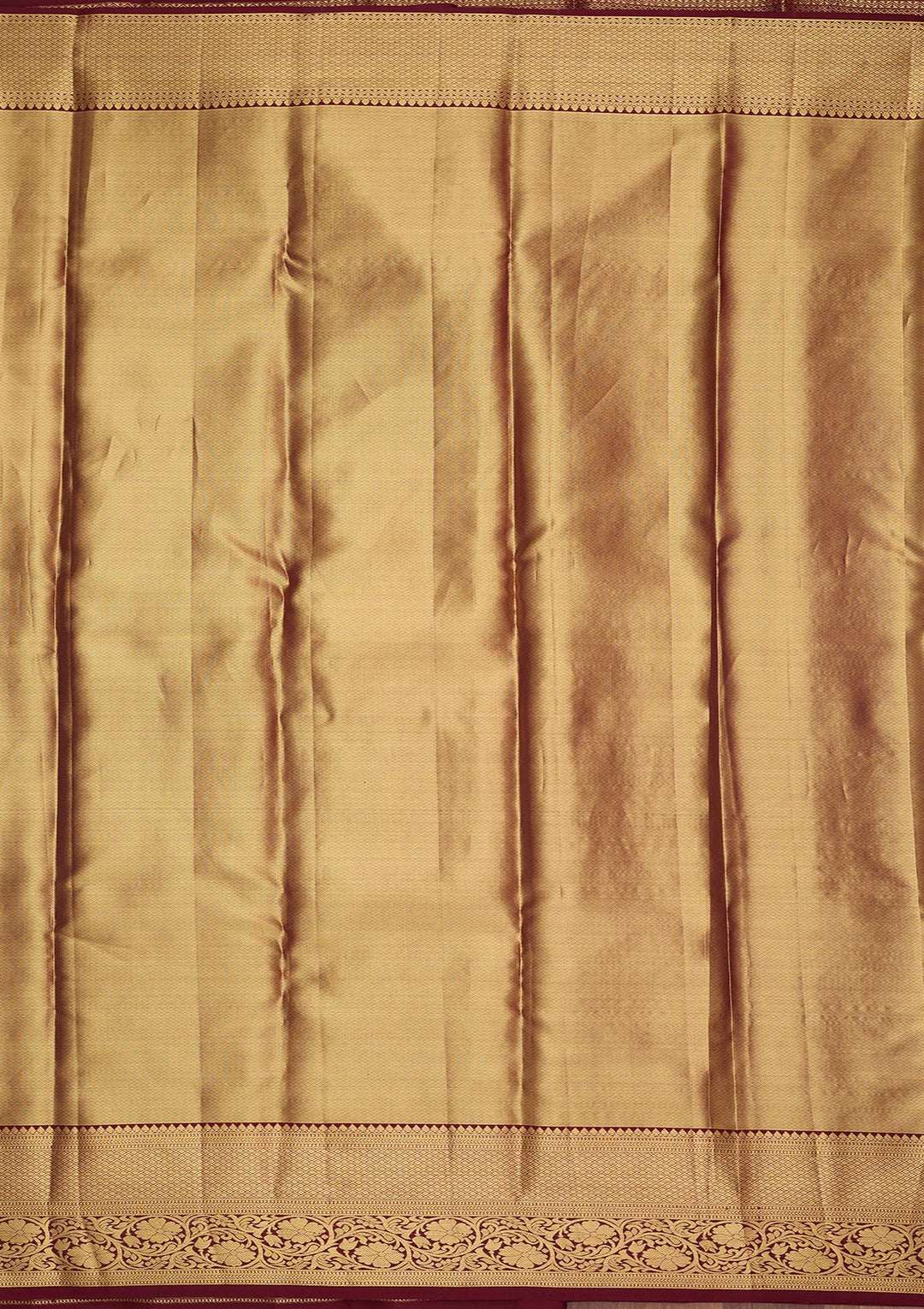 Maroon Dharmavaram Pure Silk Saree