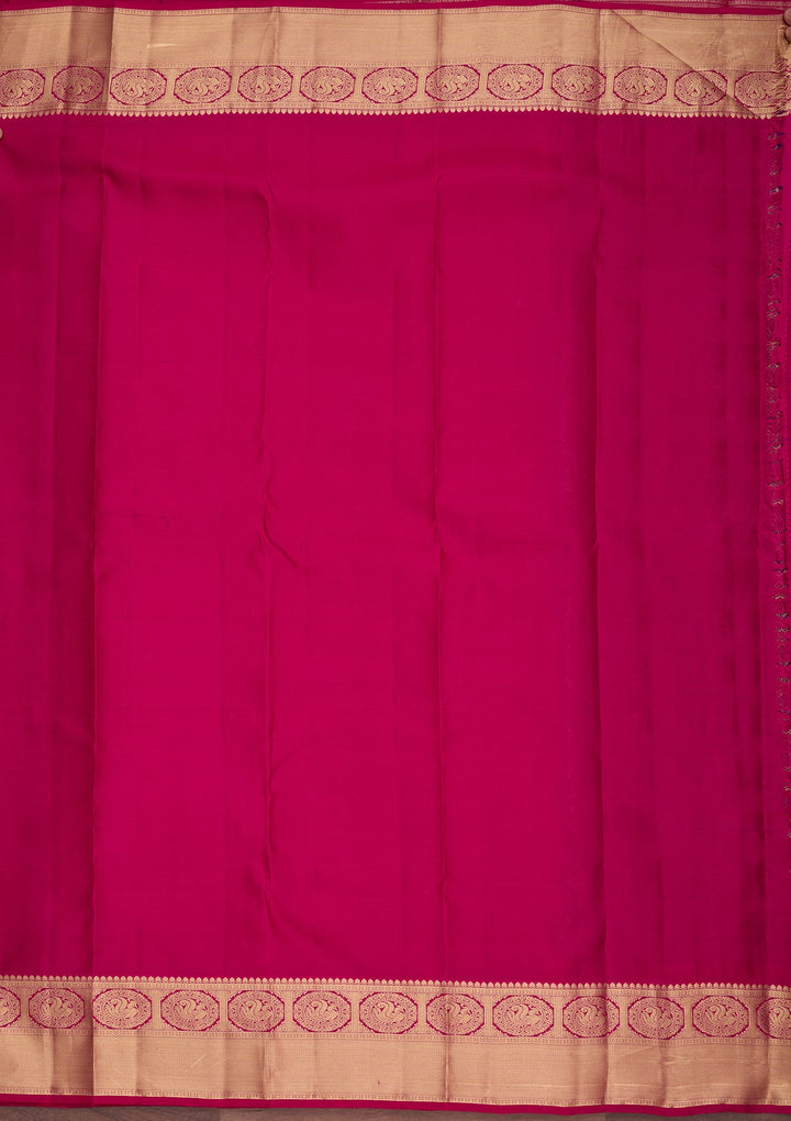 Purple Kanjivaram Pure Silk Saree