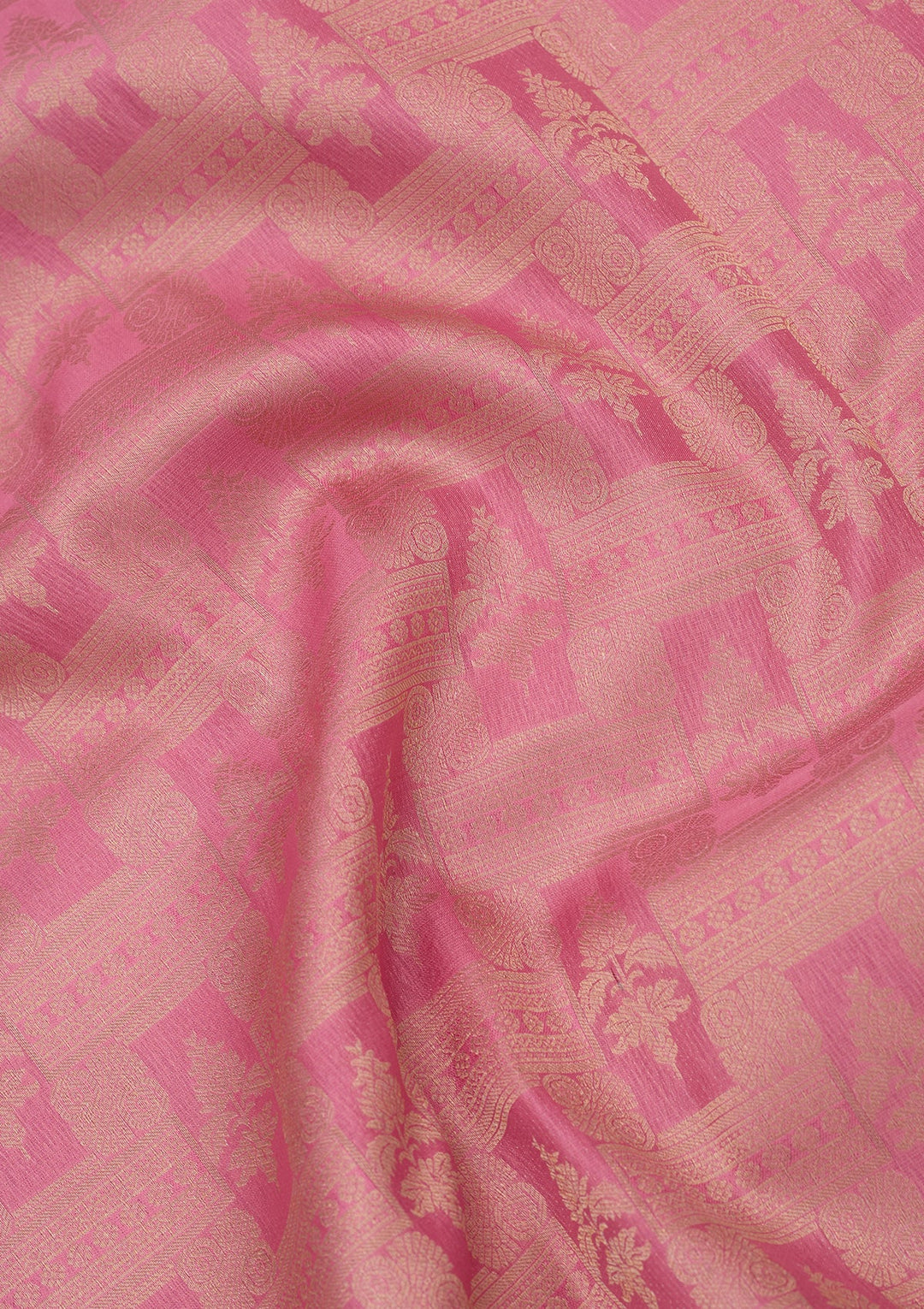 Pink Kanjivaram Pure Silk Saree
