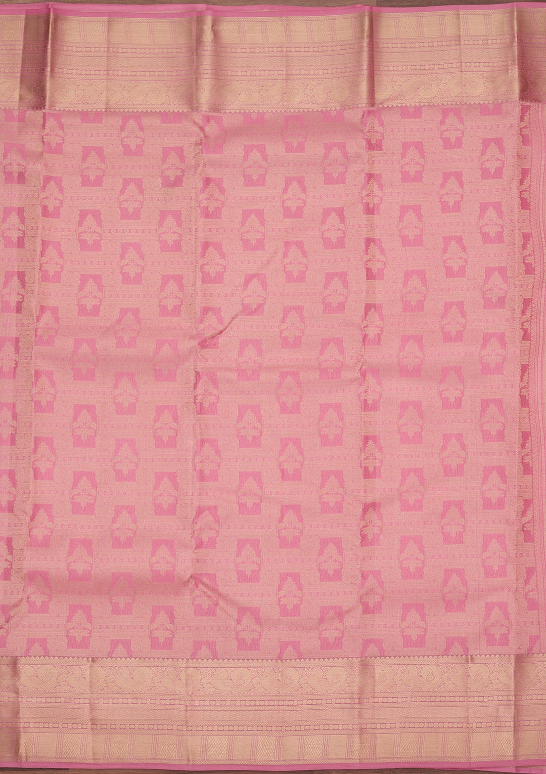 Pink Kanjivaram Pure Silk Saree