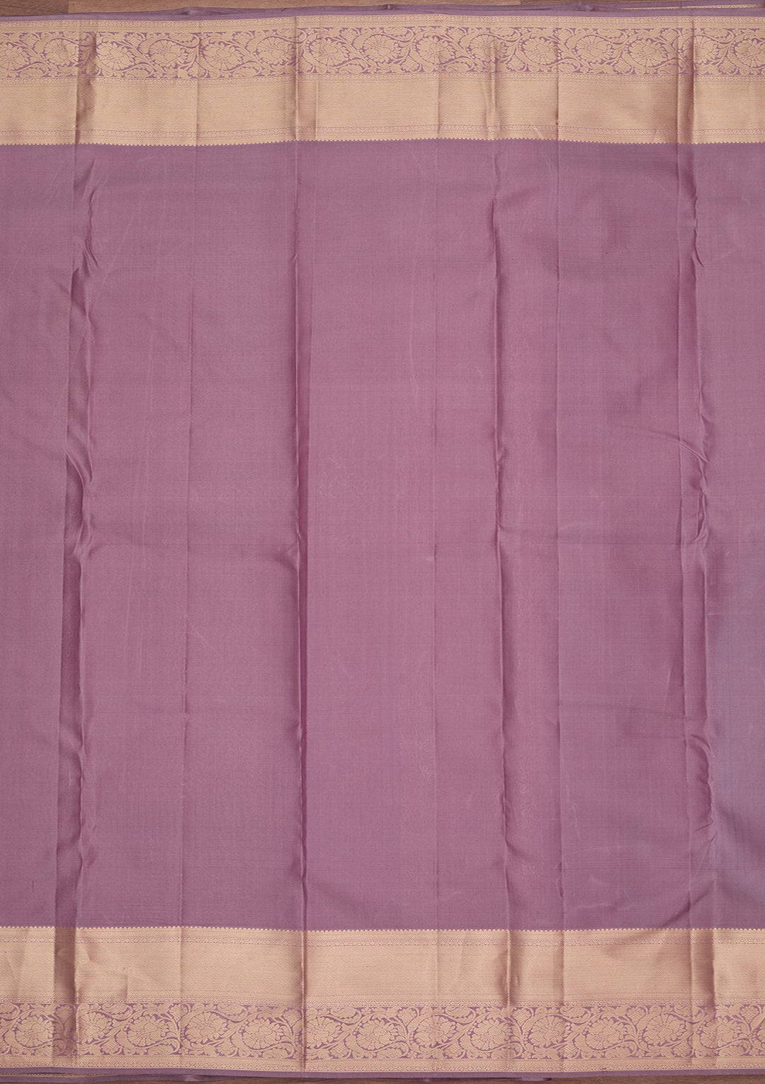 Lavender Kanjivaram Pure Silk Saree