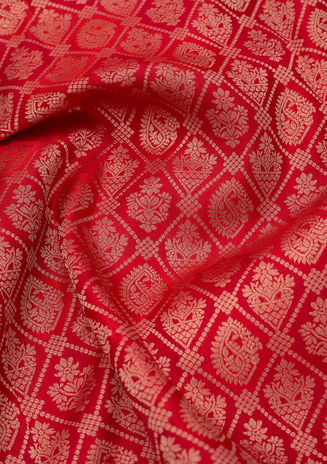 Orange Kanjivaram Pure Silk Saree