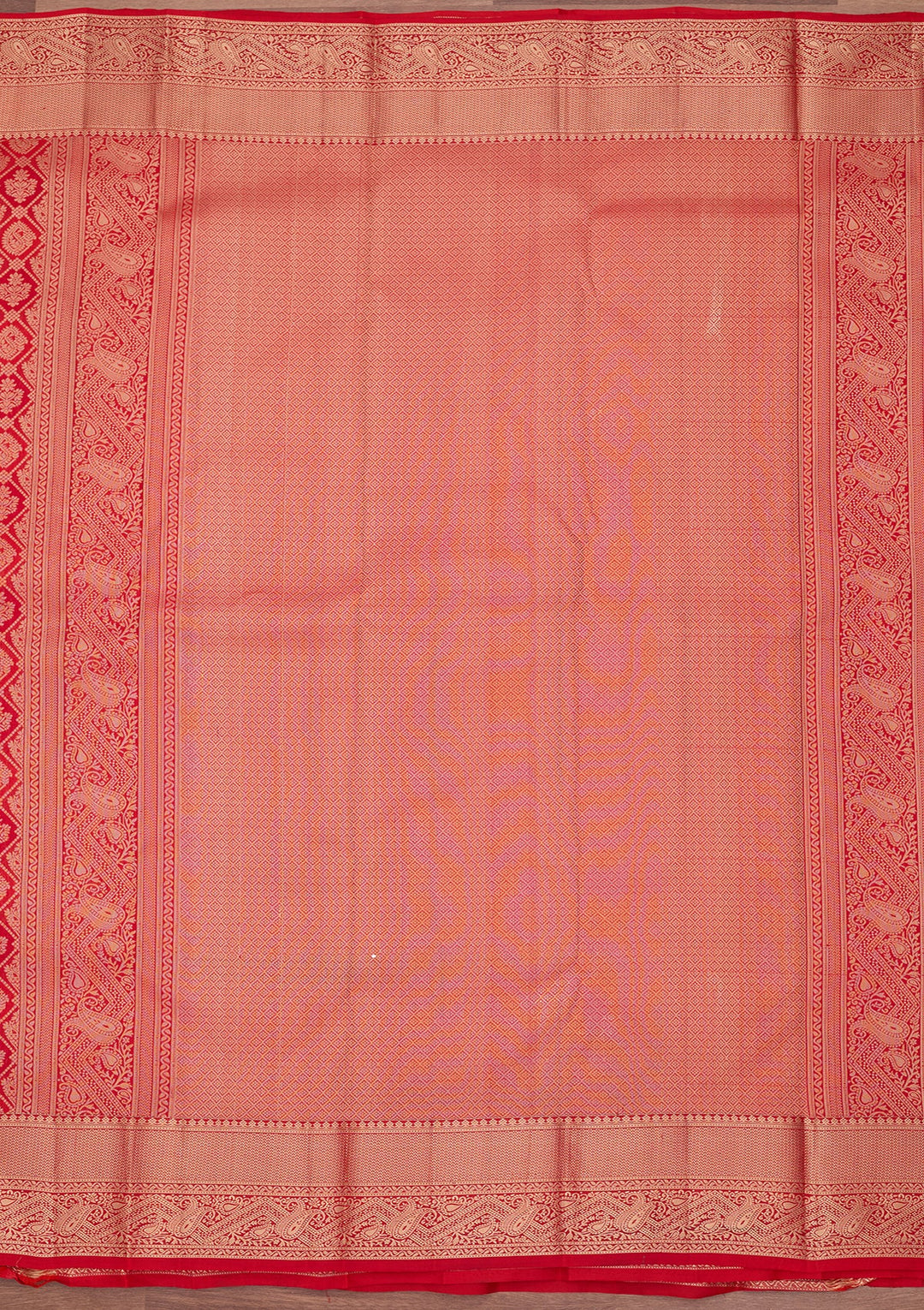 Orange Kanjivaram Pure Silk Saree
