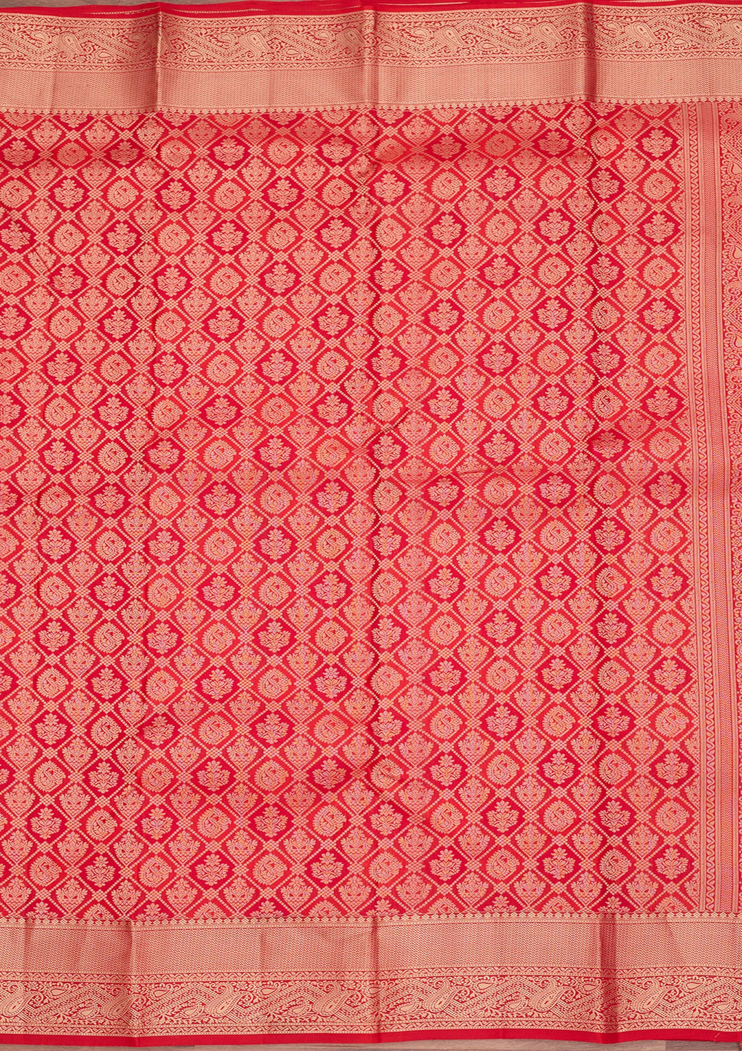 Orange Kanjivaram Pure Silk Saree