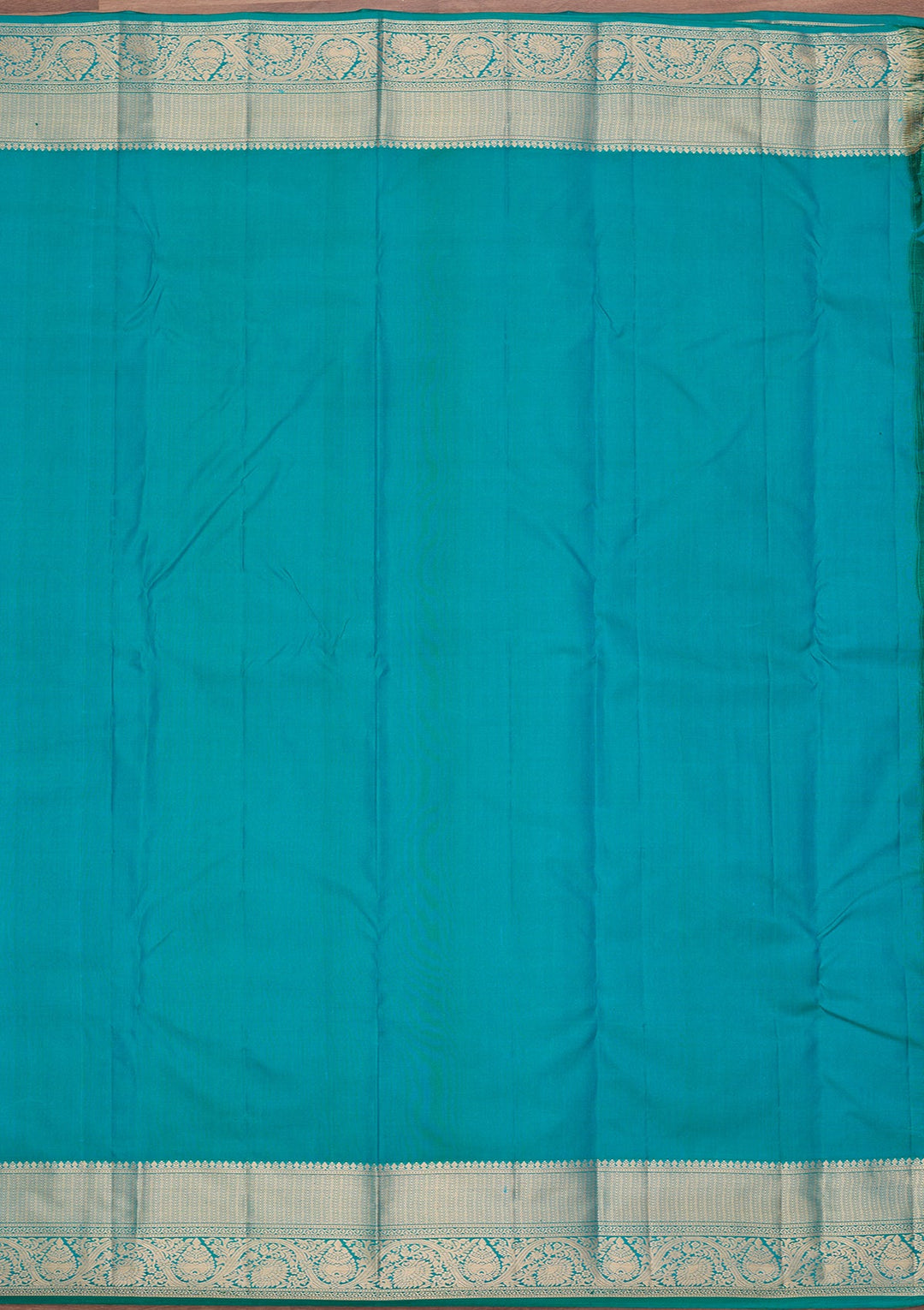 Peacock Green Kanjivaram Pure Silk Saree