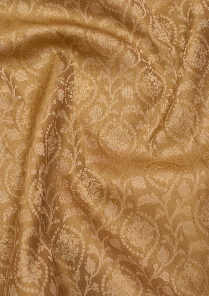 Mehendi Kanjivaram Pure Silk Saree