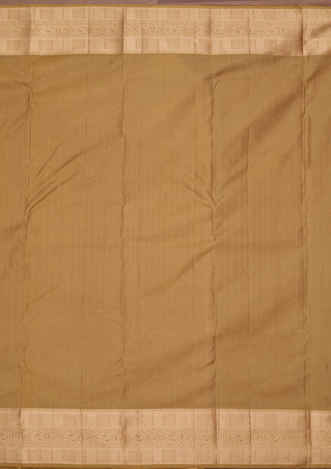 Mehendi Kanjivaram Pure Silk Saree