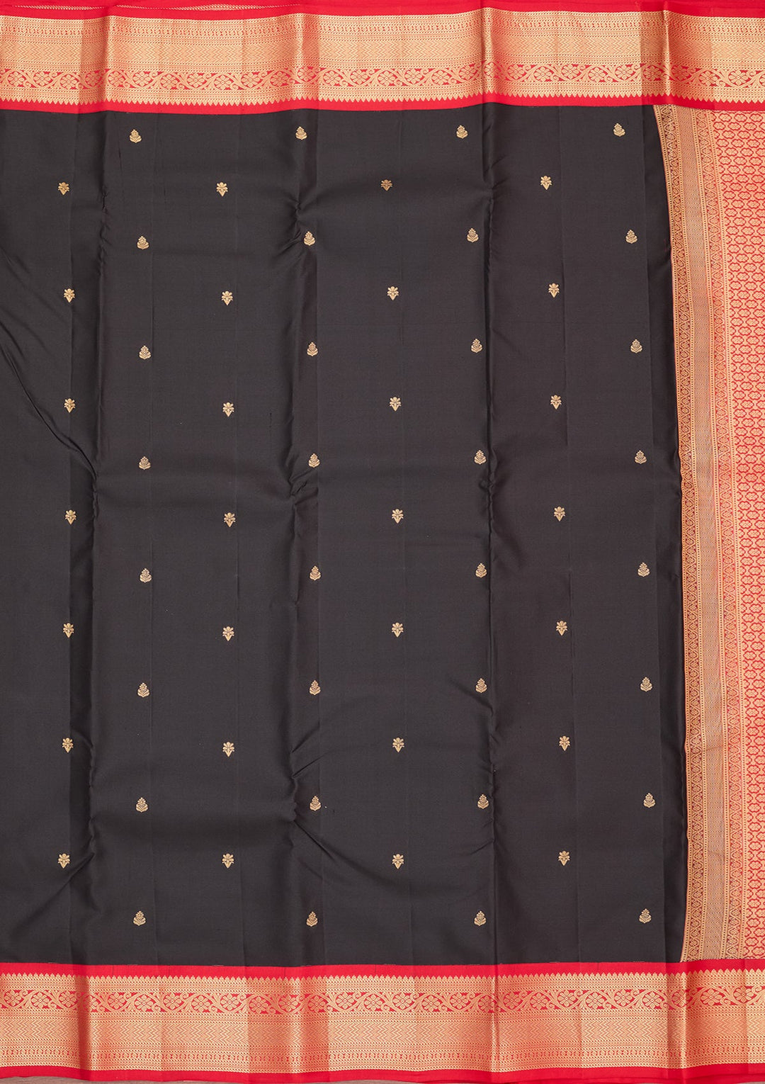 Black Kanjivaram Pure Silk Saree