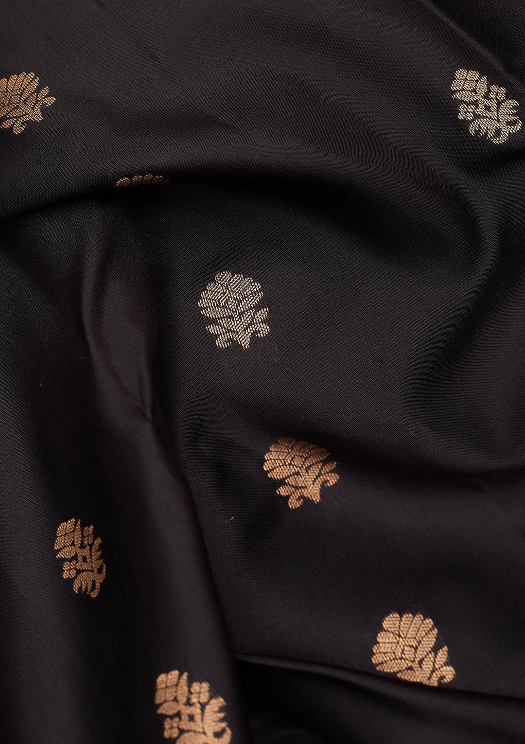 Black Kanjivaram Pure Silk Saree