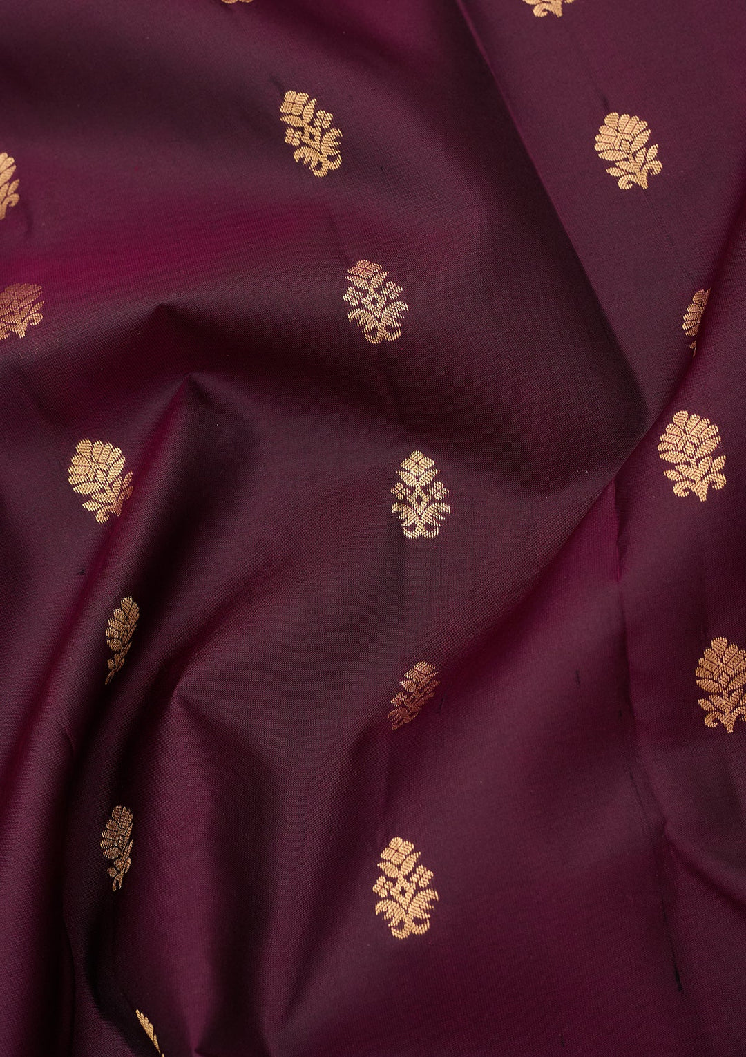 Wine Kanjivaram Pure Silk Saree