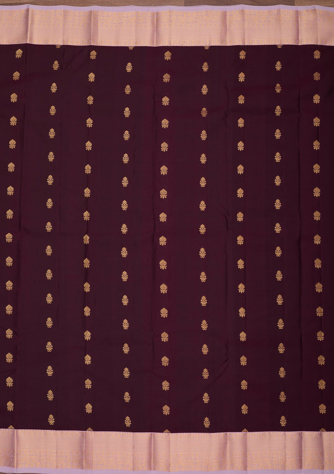 Wine Kanjivaram Pure Silk Saree