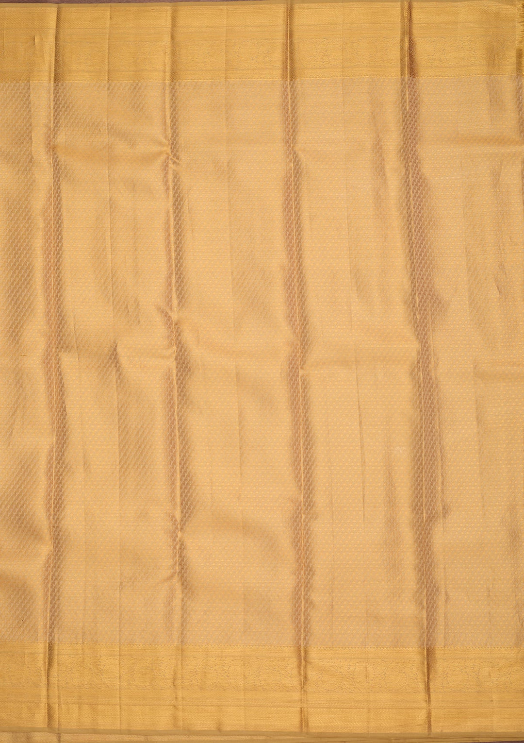 Gold Silk Jaal Saree With Matching Blouse Piece