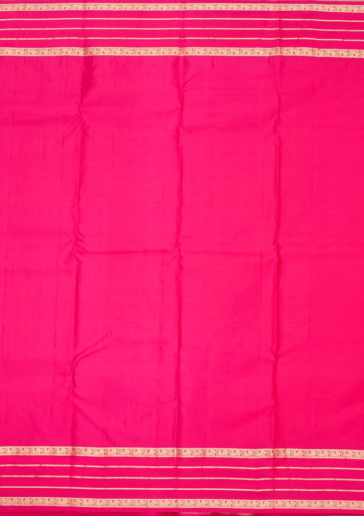 Orange Kanjivaram Pure Silk Saree
