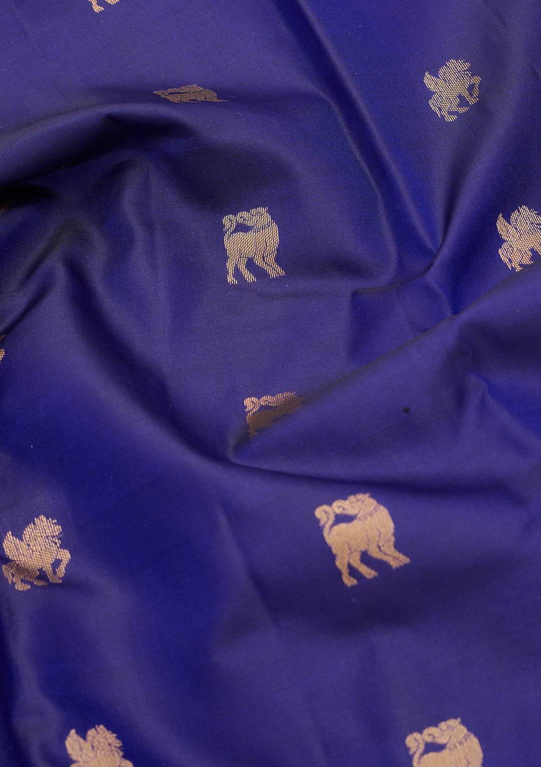 Royal Blue Kanjivaram Pure Silk Saree