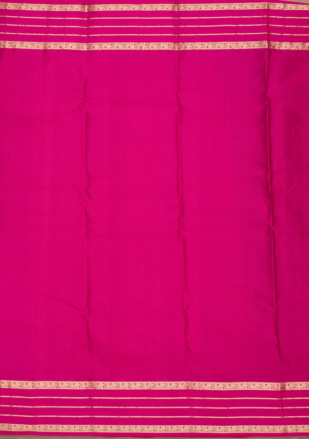 Wine Kanjivaram Pure Silk Saree