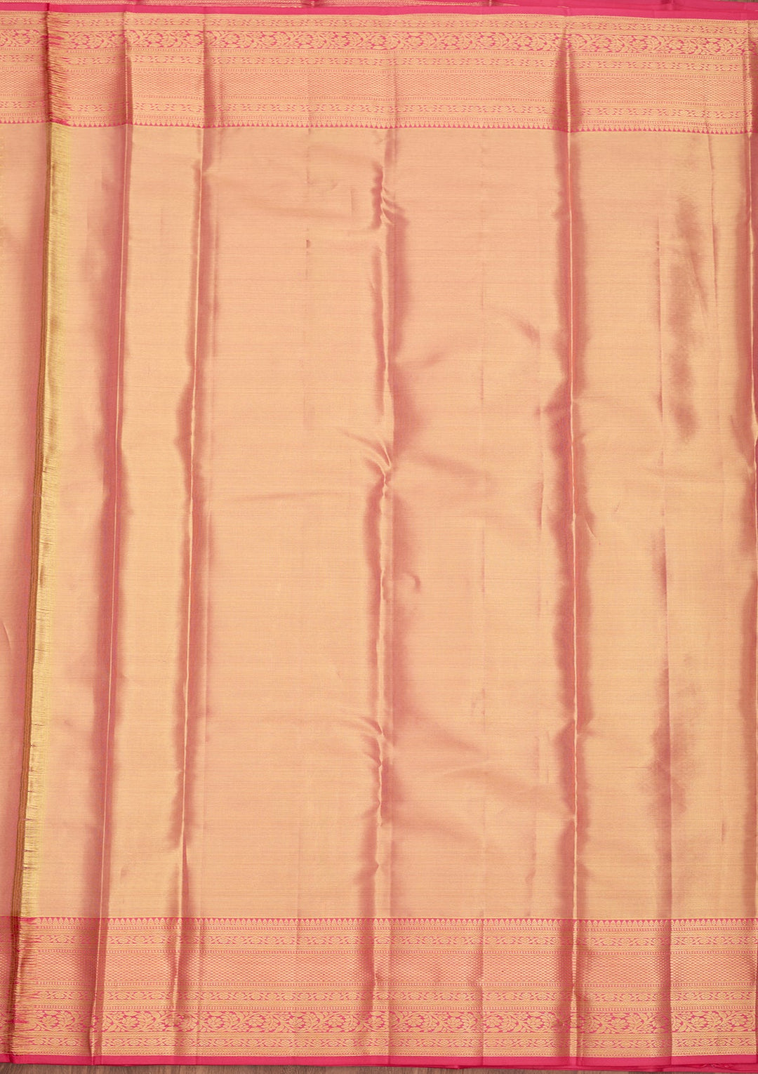 Peach Dharmavaram Tissue Silk Saree