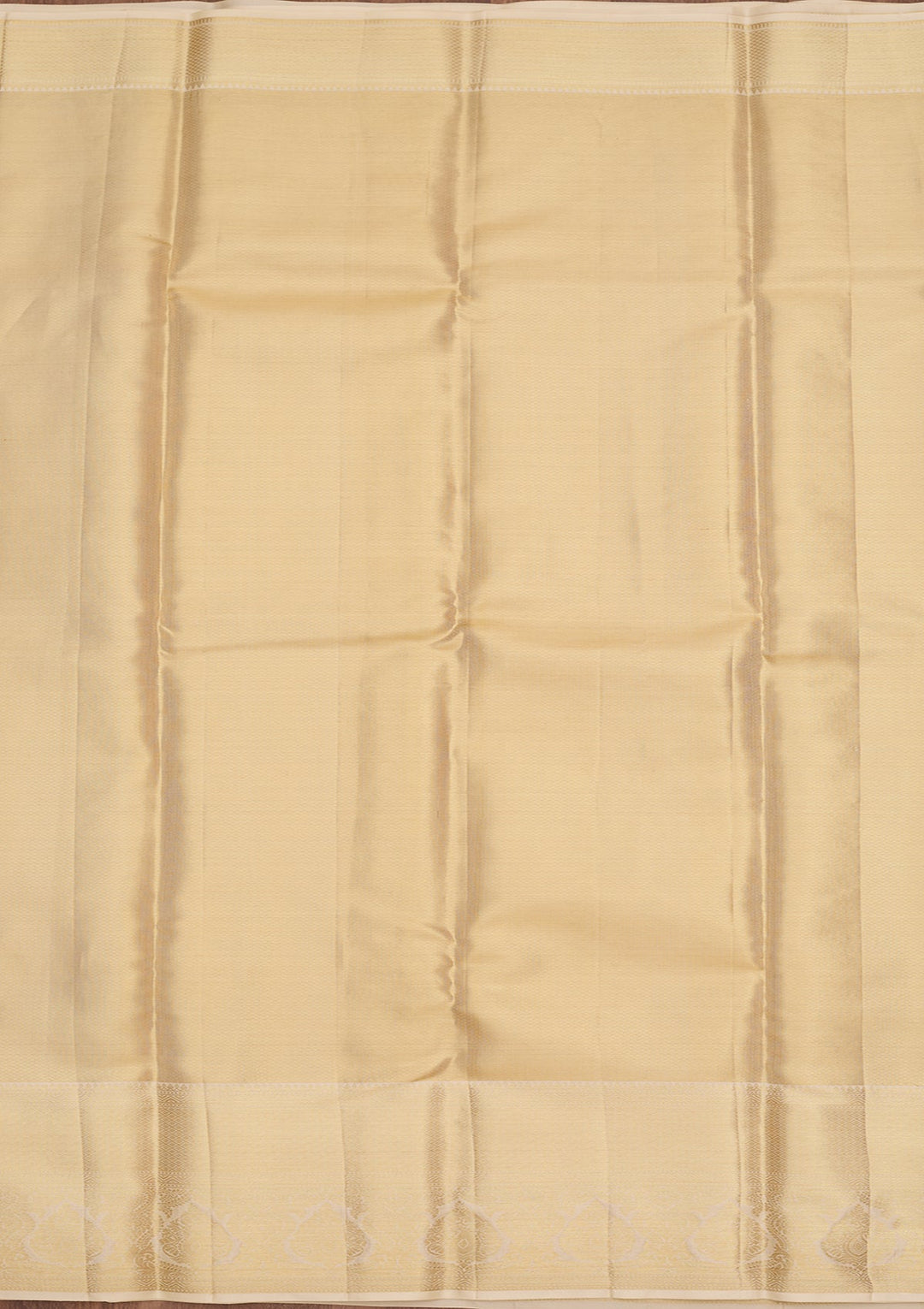 Off White Dharmavaram Tissue Silk Saree