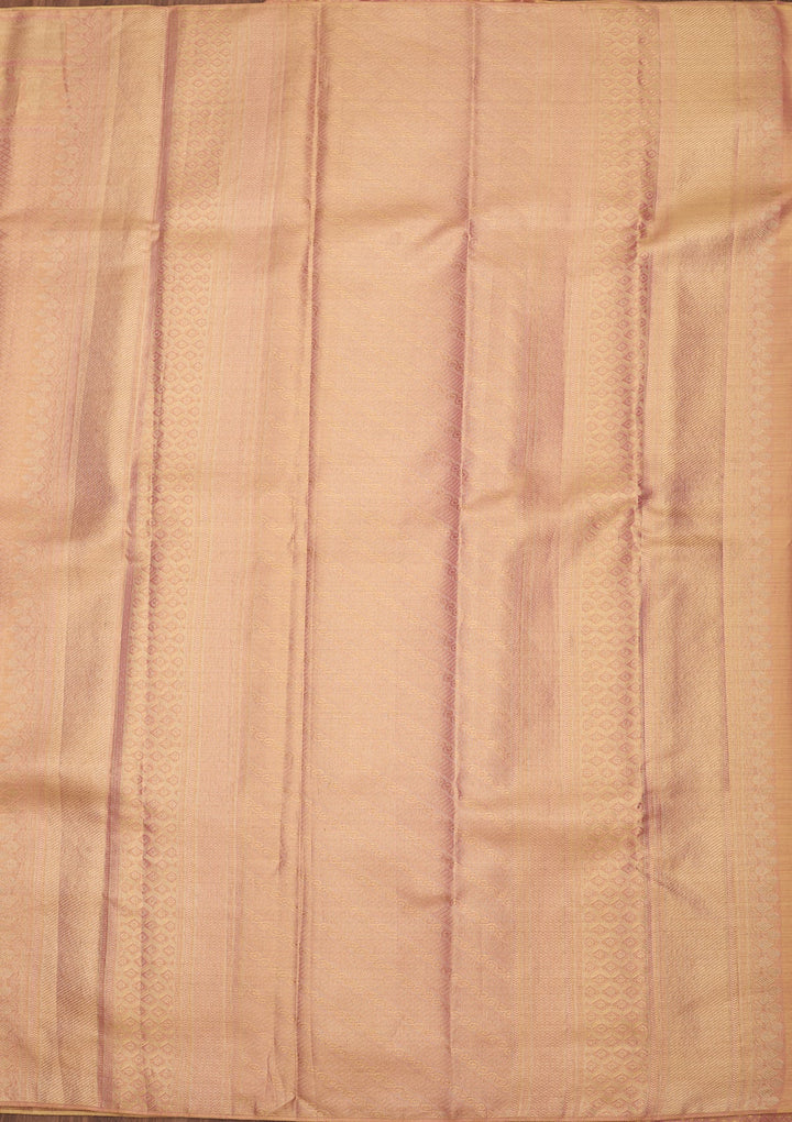 Pink Dharmavaram Tissue Silk Saree