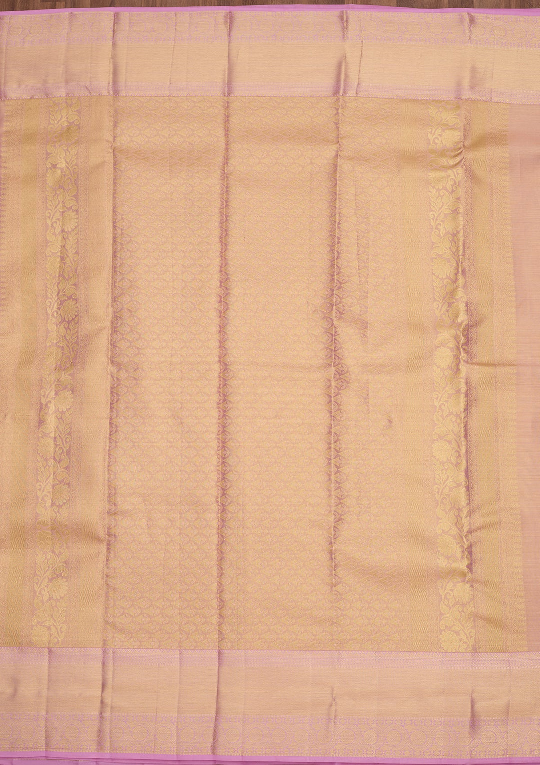 Lavender Dharmavaram Tissue Silk Saree