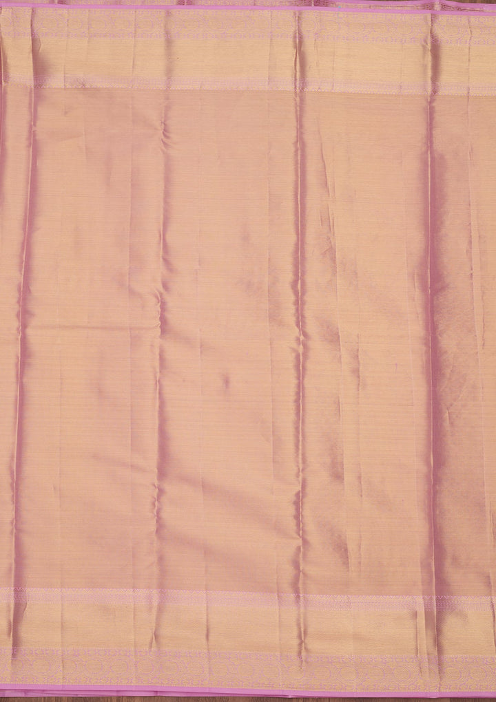 Lavender Dharmavaram Tissue Silk Saree